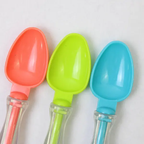 Lot of 10 Toddler Plastic Silverware Utensils - 4 Forks, 3 Spoons, 3 Knives