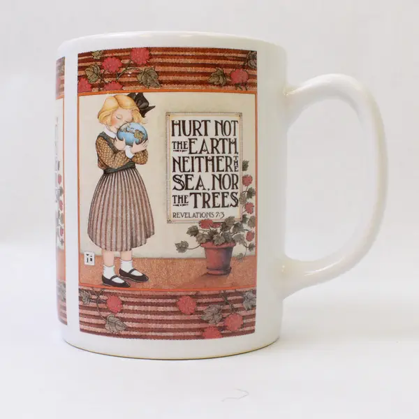 Mary Engelbreit   Hurt Not The Earth...Rev 7:3 Ceramic Mug 4.25" Andrews McMeel