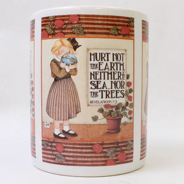 Mary Engelbreit   Hurt Not The Earth...Rev 7:3 Ceramic Mug 4.25" Andrews McMeel