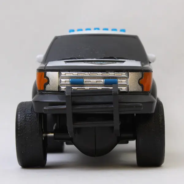 Lot of 2 Maxx Action Friction Plastic Vehicles Firetruck & Police SUV