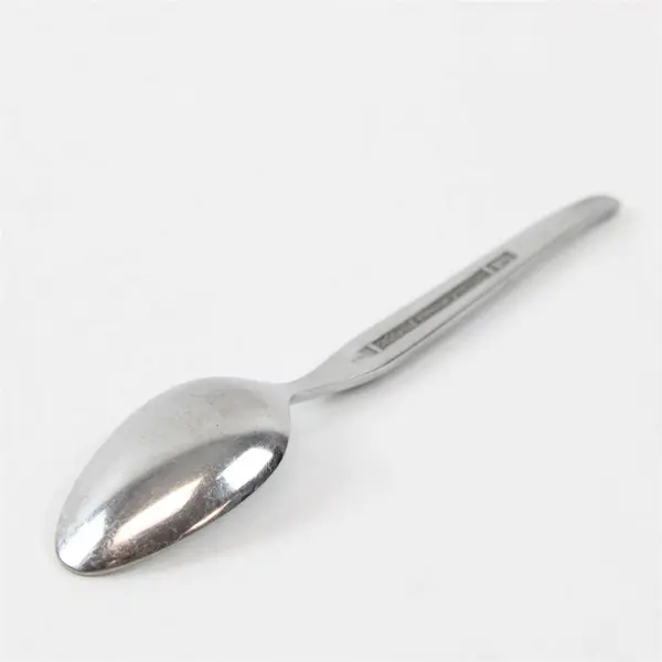 Lot of 8 National Stainless Granada Pattern Stainless Teaspoons 6.25" Good