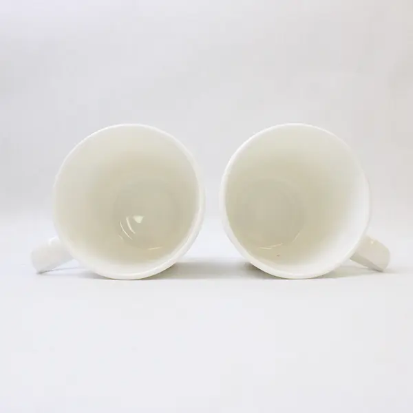 Lot Of 2 Corning Corelle Sunsations Pattern Sunflower Ceramic Mugs 3.5" Tall