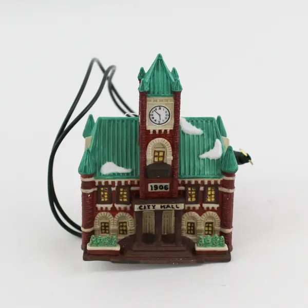 1998 Dept 56 Classic Ornament Series Christmas In The City CITY HALL Retired