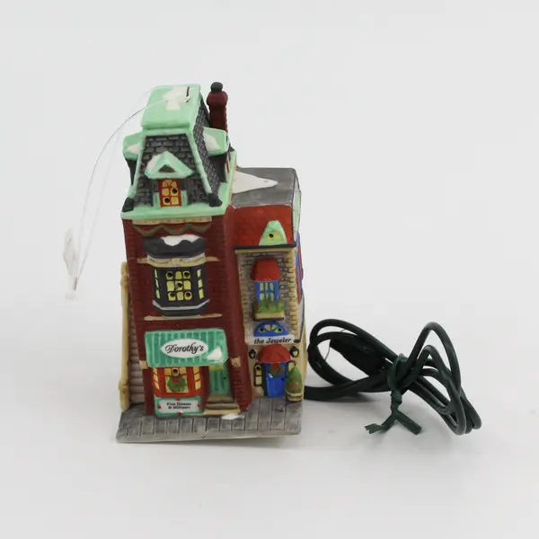 1998 Dept 56  Christmas In The City Ornament Lighted Dorothy's Dress Shop 98770