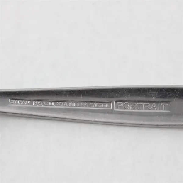 Lot of 7 National Stainless Portrait Pattern Stainless Salad Forks 6" Rare HTF