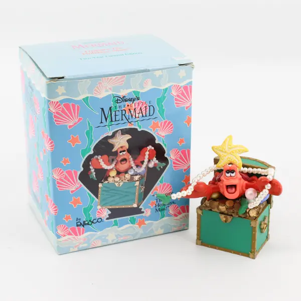 Disney's The Little Mermaid Ornament Treasure The Holidays Man! Sebastian w/ Box