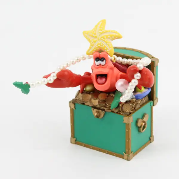 Disney's The Little Mermaid Ornament Treasure The Holidays Man! Sebastian w/ Box