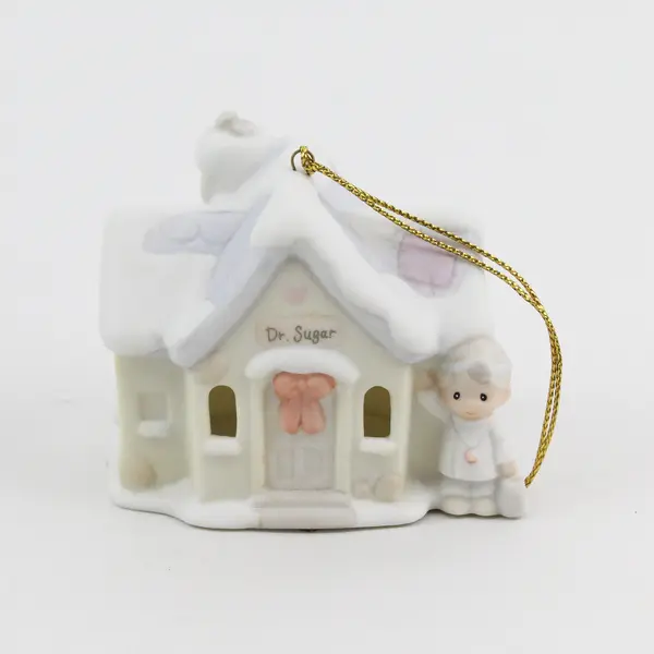 1995 Enesco Precious Moments Sugar Town  Dr. Sugar's Office Ornament 530441