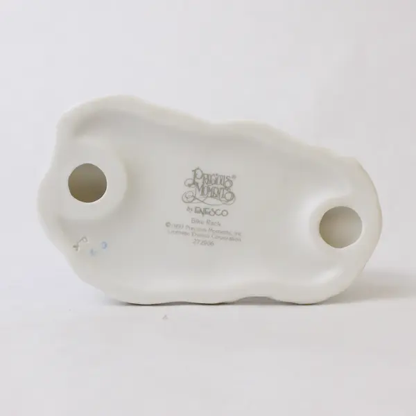 1997 Precious Moments Sugar Town Bike Rack Figurine 272906 