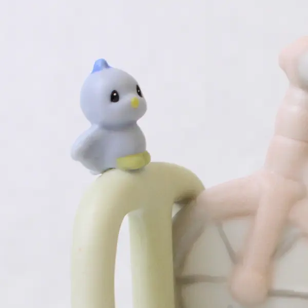 1997 Precious Moments Sugar Town Bike Rack Figurine 272906 