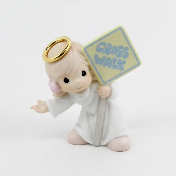 1999 Enesco Little Moments Figurine "Cross Walk" Angel  649511 