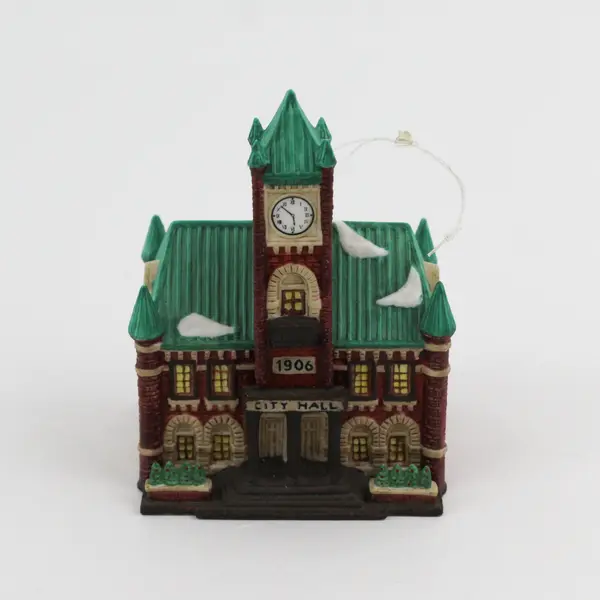 1988 Dept.56 Christmas In The City City Hall Ornament  No Box