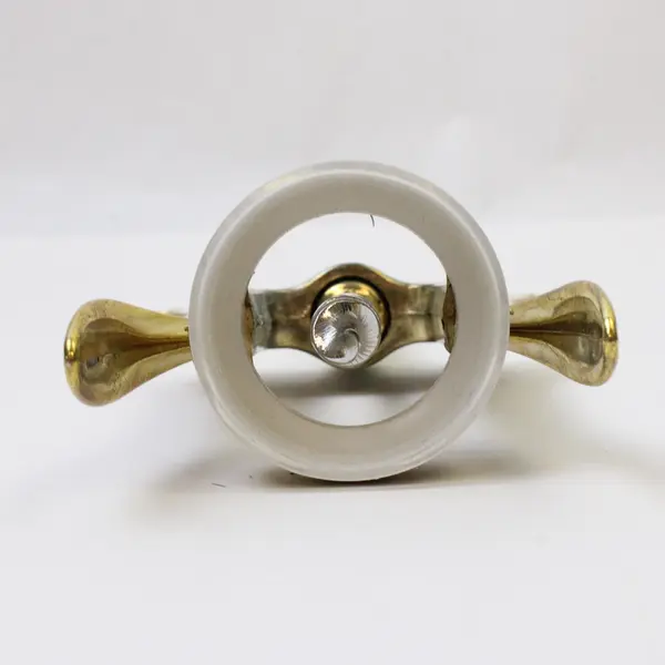 Winged Lever Corkscrew Deluxe With Cap Lifter Brass Plated Model 2