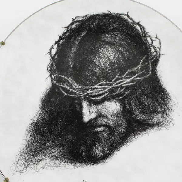 1991 W.S. George Portraits of Christ Collector Plate Father Forgive Them 8.5 in
