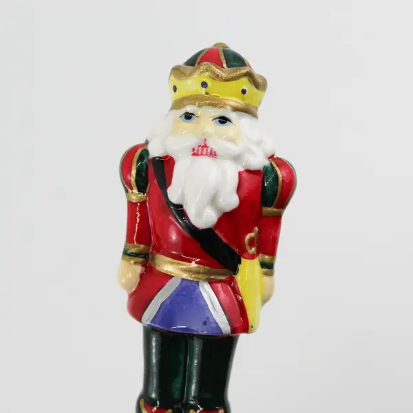 Kurt S. Adler Nutcracker On A Drum Ceramic Trinket Box J3730