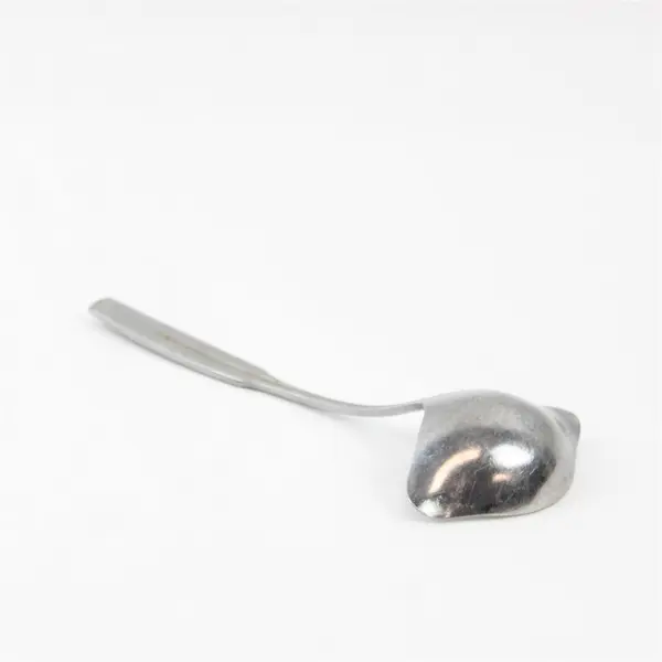 National Stainless Valinda Pattern SS Gravy Ladle Black Accent Rare Item 7"