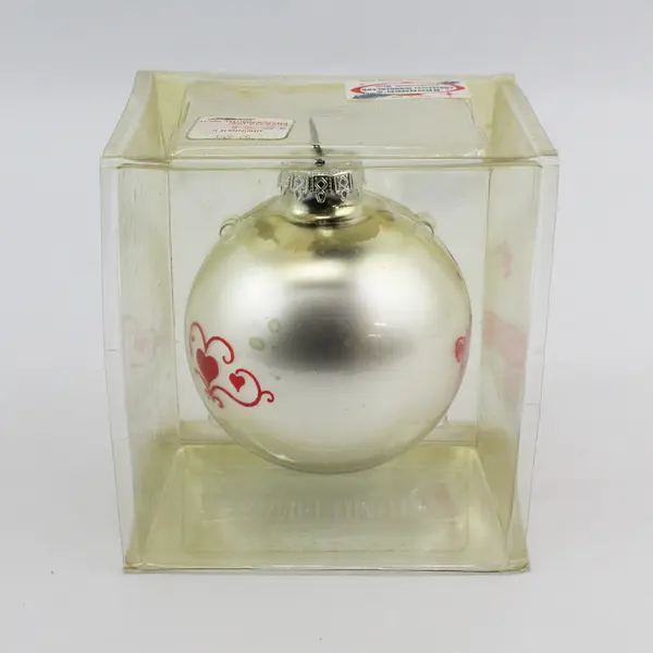  Bronner's  MCM Glass Austrian Scandinavian Christmas Ornament Elf With Goat NIP