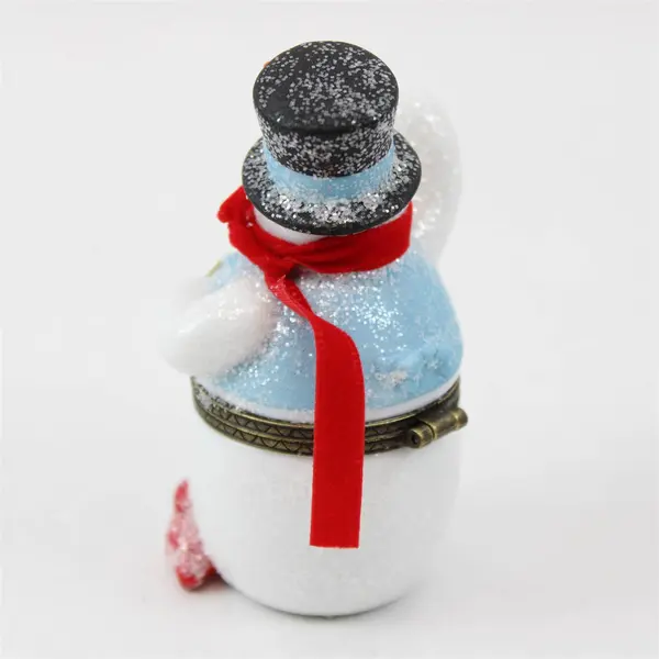 PHB Antique Christmas Series Snowman w/ Match Figurine NIB 