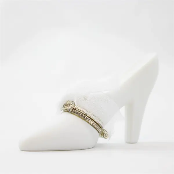 PHB Wedding Series Wedding Slipper Trinket Box 29151-1 NIB