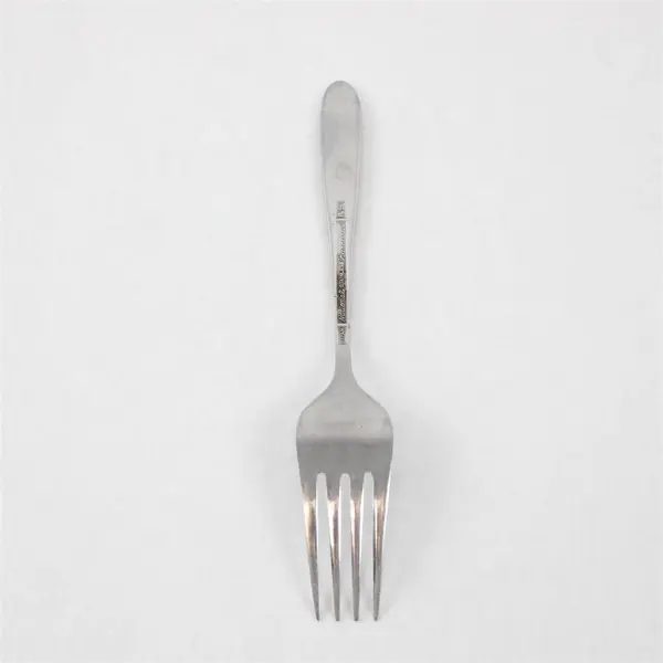 Vintage National Stainless Narcissus Pattern SS Salad Fork Rare Item 6.25" Long