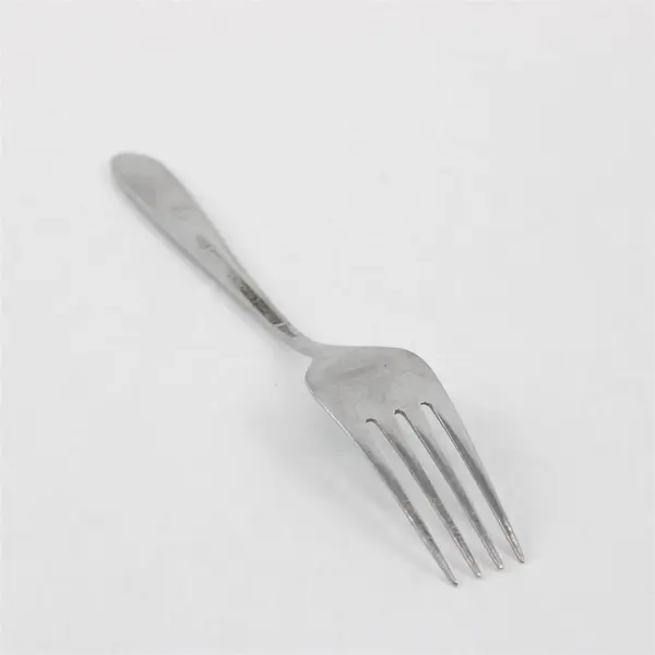 Vintage National Stainless Narcissus Pattern SS Salad Fork Rare Item 6.25" Long