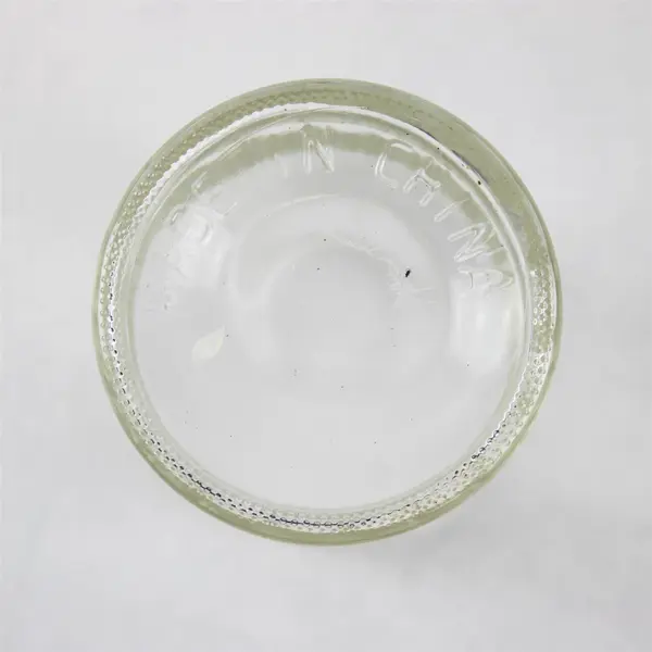 Vintage Ribbed Glass Shaker Pourer w/ Metal Top 5.5" Salt Pepper Sugar