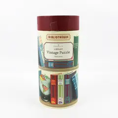 Cavallini & Co. Bibliothèque Vintage 1000 Pc Jigsaw Puzzle 2021 Complete