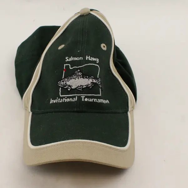 Otto Salmon Invitational Tournament Green Baseball Cap Adult One Size