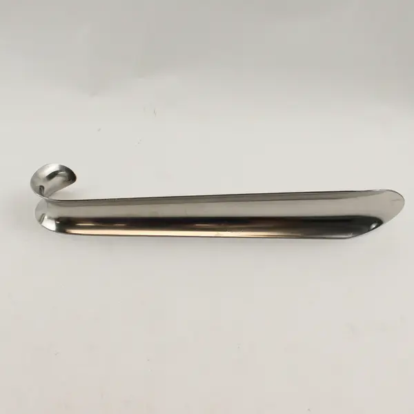 Metal Shoe Horn Professional Heavy Duty Stainless 11.8" Tall 