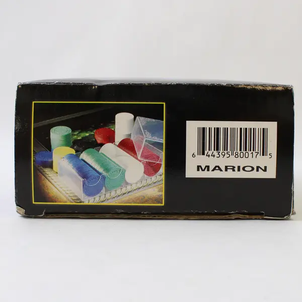 Set Of 100 Pieces Marion Extra Heavy Diamond Chips (50 White, 25 Blue, 25 Red)