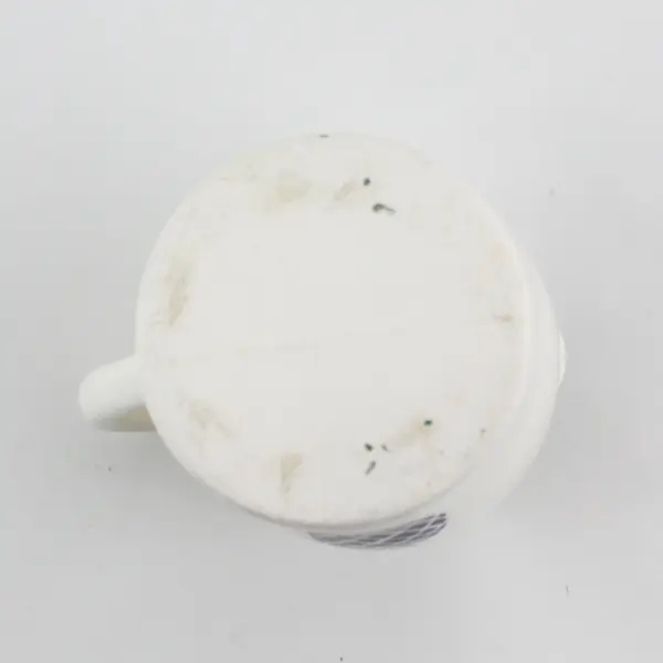 White Ceramic Pitcher Or Creamer With Cobalt Blue Pineapple 5.5"