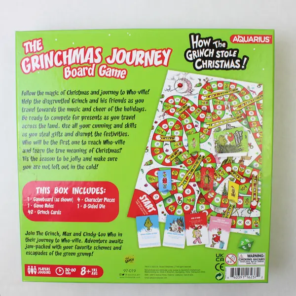 The Grinchmas Journey Board Game 2022, #97-019 