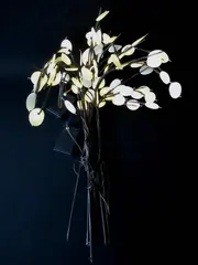 Lot of Light Up Decor Branches For Vases Tall Flat White Petals Battery Operated