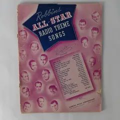Vintage Music Book Robbins All-Star Radio Theme Songs 1942