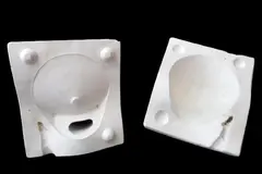 Vintage Jamar Mallory Ceramic Slip Casting Mold F-189 Father Christmas Skirt 2pc