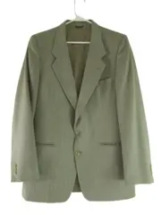 Vintage Raffaello C Casanova SF Men's Suit Jacket Gray Size 44R Wool Dry Clean