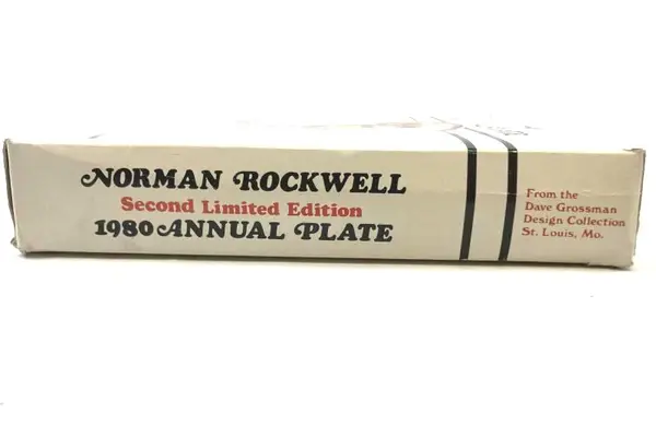 Norman Rockwell Limited Edition Collectible Plate Lovers 1980 Dave Grossman