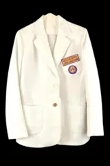 Vintage 1984 Mississippi Lions Int Band Blazer Women's Large White 