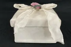 Vintage Marycana San Jose Soft Shell Jewelry Box 4" - Retro Trinket Holder