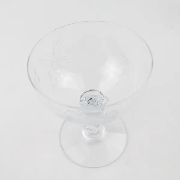 Set Of 3 Morgantown Crystal Champagne Tall Sherbet Glasses 7689-1