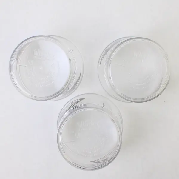 Lot of 3 Vintage Oregon State OSU Beavers Clear Plastic Cups 10oz