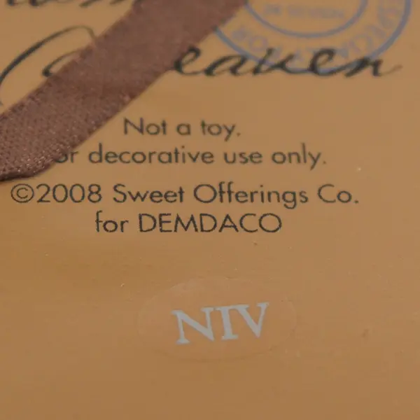 Demdaco "Celebrate" 2008 Postcards From Heaven Hanging Plaques Series 6.25" x 4"