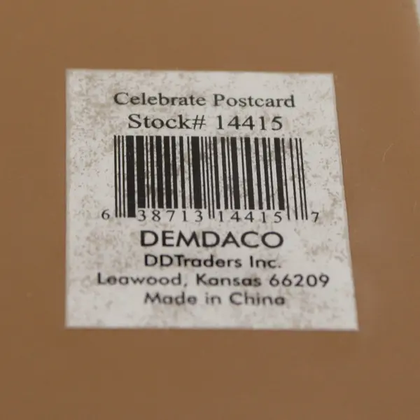 Demdaco "Celebrate" 2008 Postcards From Heaven Hanging Plaques Series 6.25" x 4"