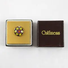 Vintage Caithness Glass Millefiori Miniature Tie Pin