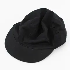 Divided by H&M Solid Black Newsboy Cap Women's Medium/56