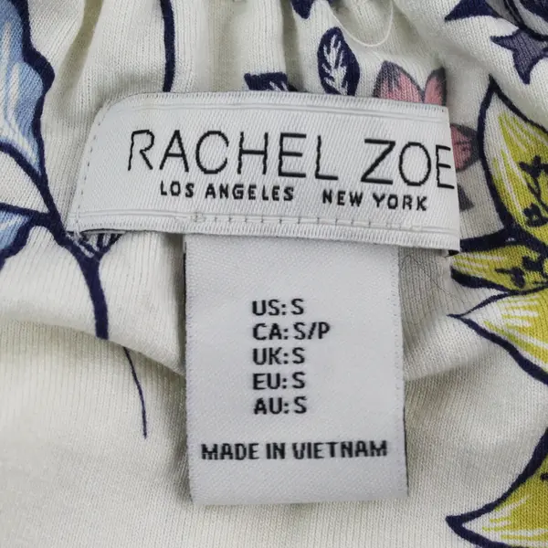 Rachel Zoe Multicolor Floral Sleeveless Maxi Dress Women's Small