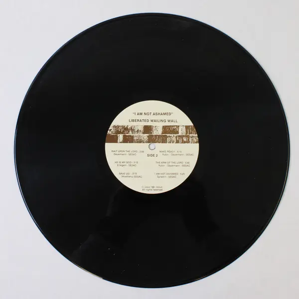 The Liberated Wailing Wall - I Am Not Ashamed 12" Vinyl Record