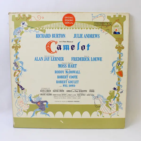 Camelot Original Broadway 12" Vinyl Record