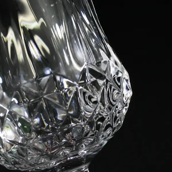 Lot Of 2 Cristal D'Arques Durand Longchamp Pattern Glass Water Goblet 7.25" Tall