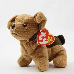 Ty Beanie Babies Tuffy 1996 Brown Terrier Dog With Tag Plush Doll Toy